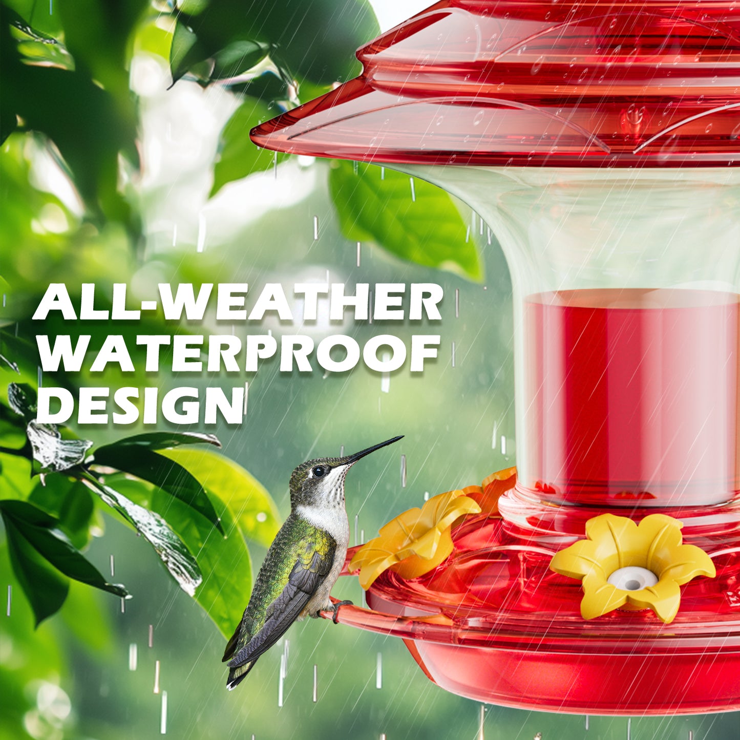 Christmas Hummingbird Feeder