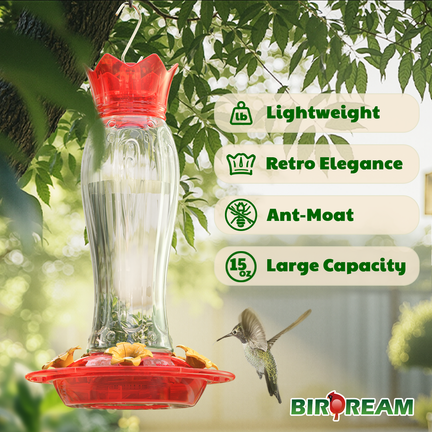 BD511 Hummingbird Feeder