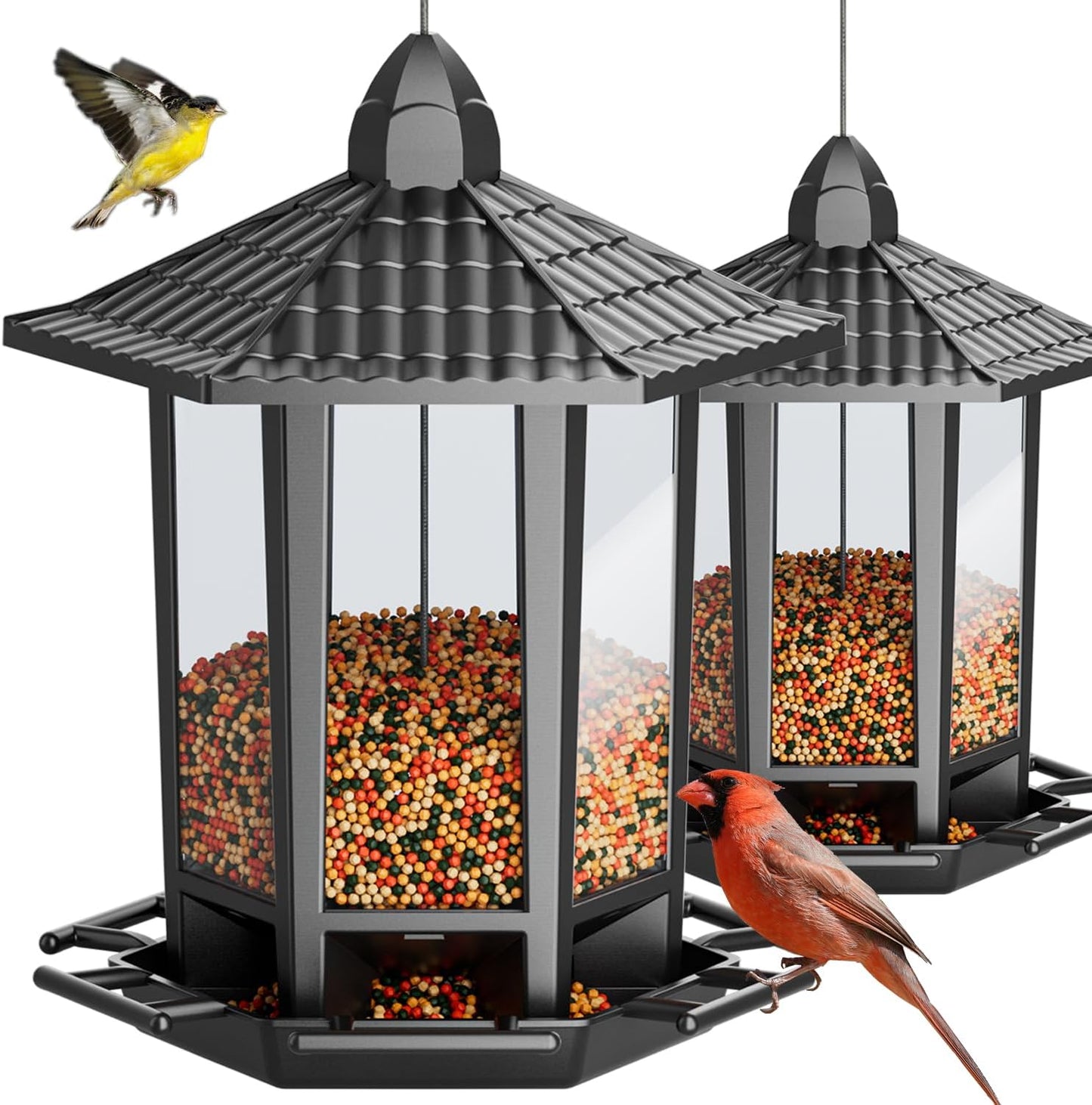 Retro Pagoda Bird Feeder