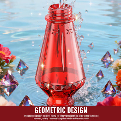 BD516 Glass Hummingbird Feeder (Red)