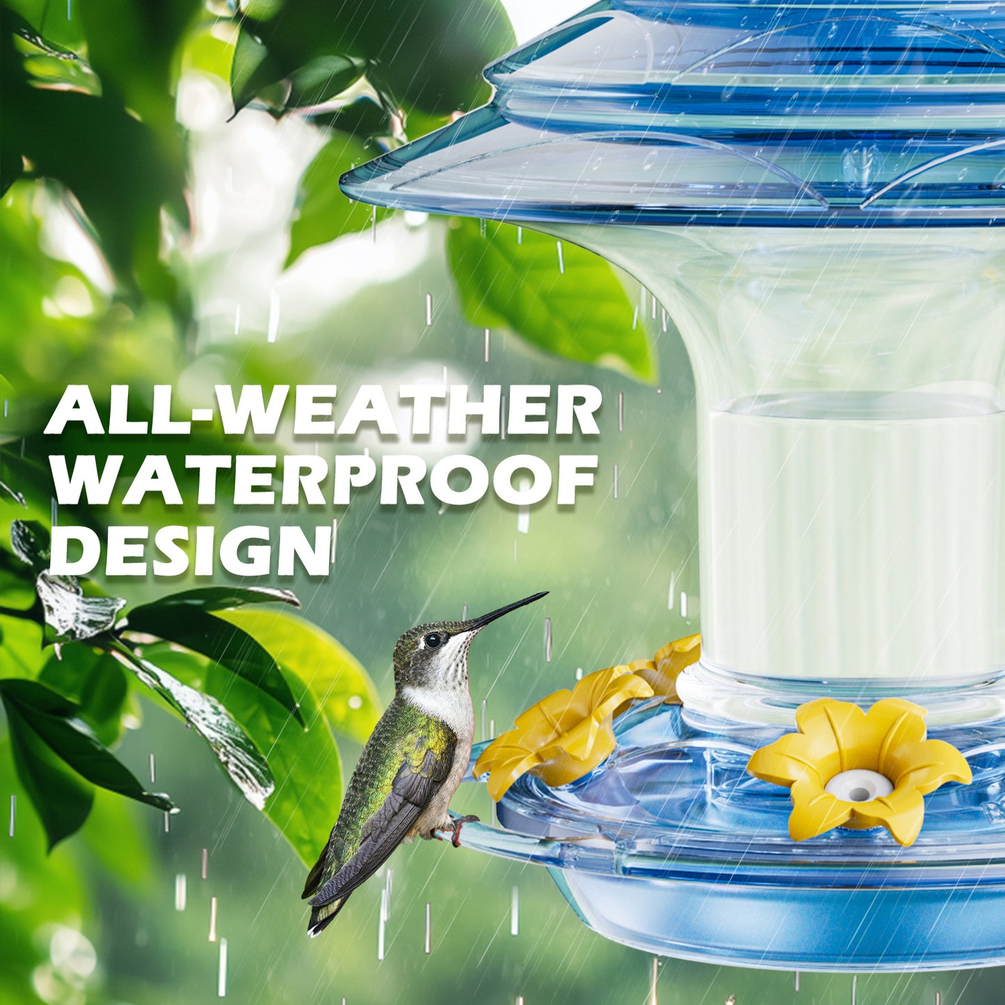 Christmas Hummingbird Feeder (Blue)