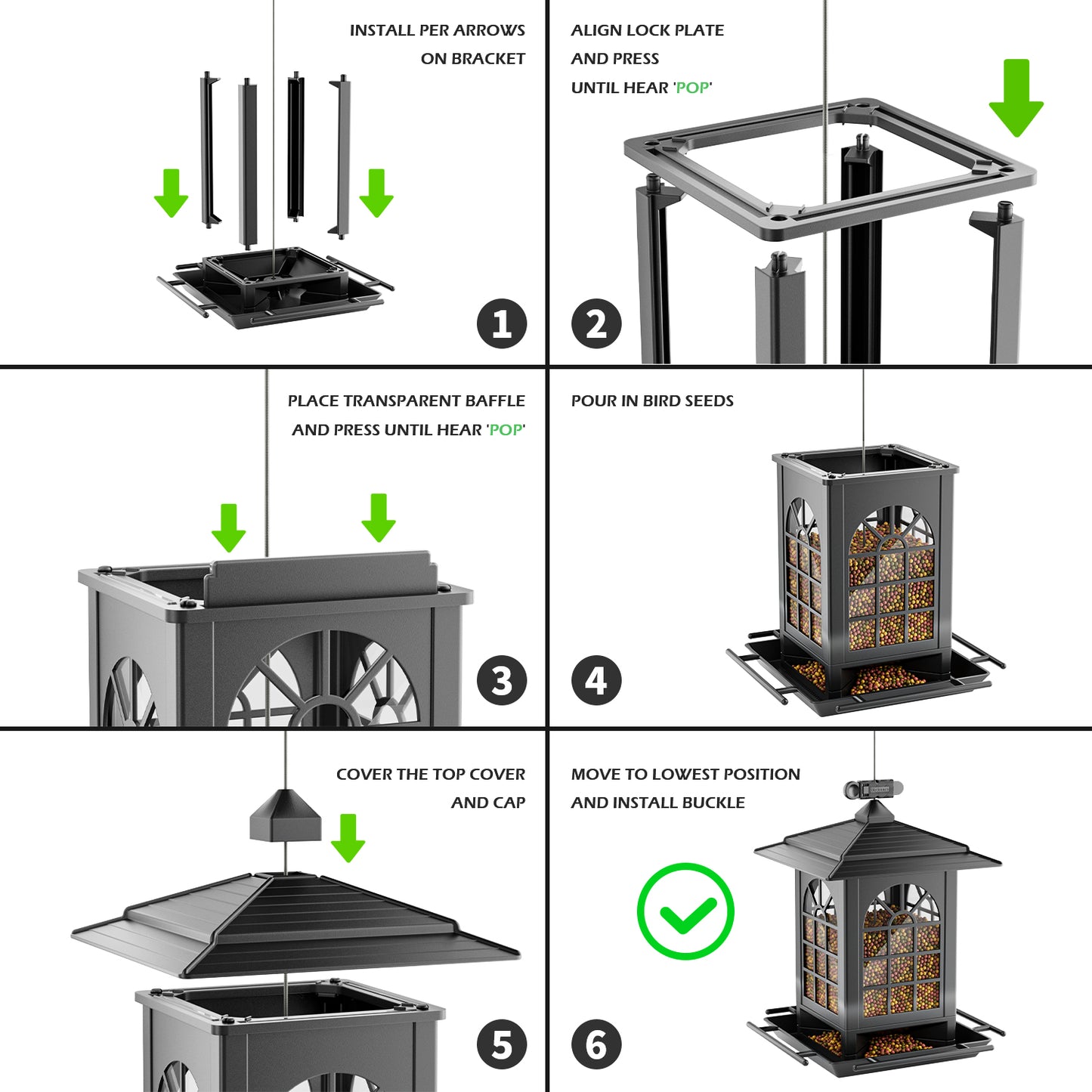 Classic Courtyard Bird Feeder