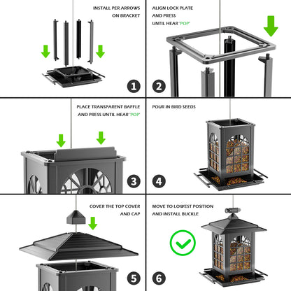 Classic Courtyard Bird Feeder
