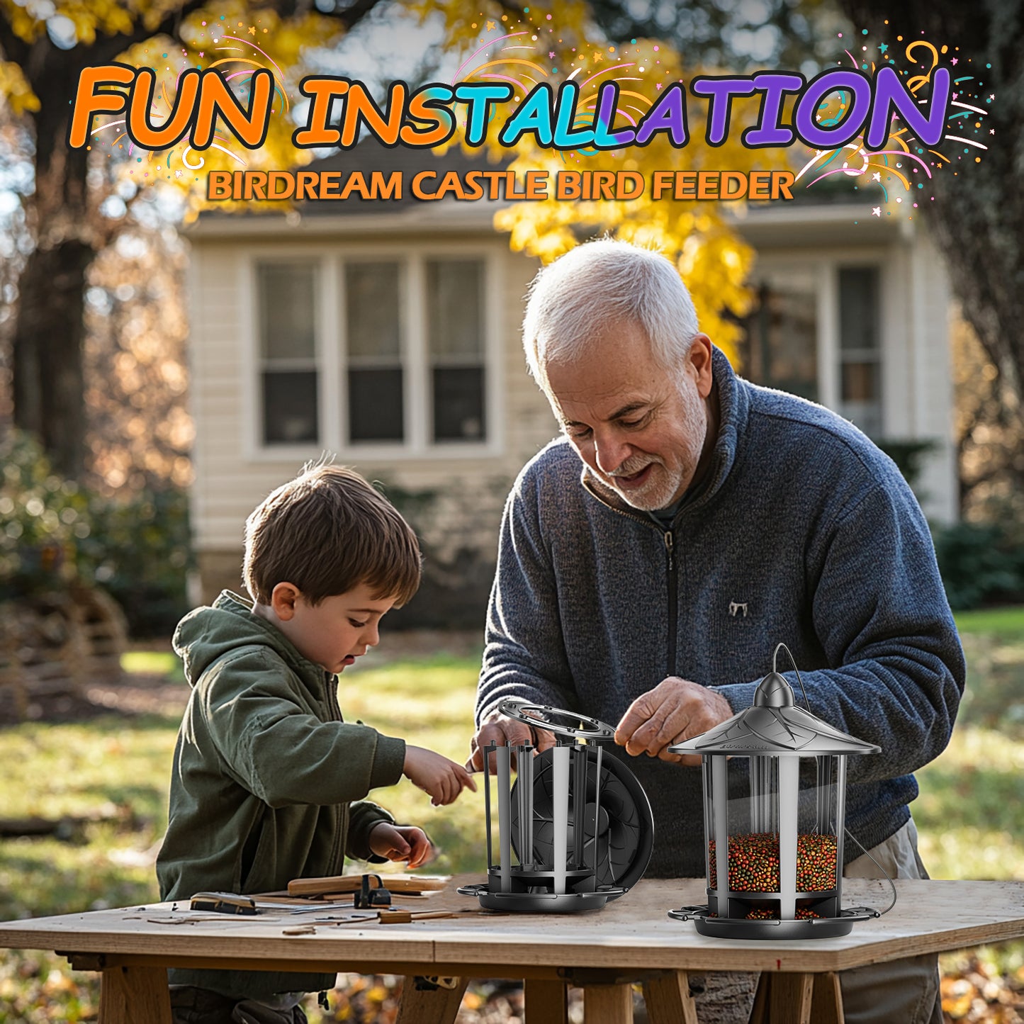 Classic Castle Bird Feeder
