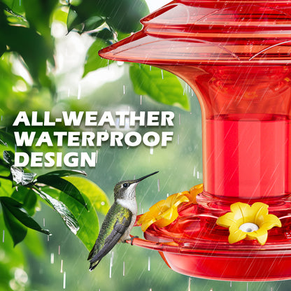 Christmas Hummingbird Feeder (Solid Red)