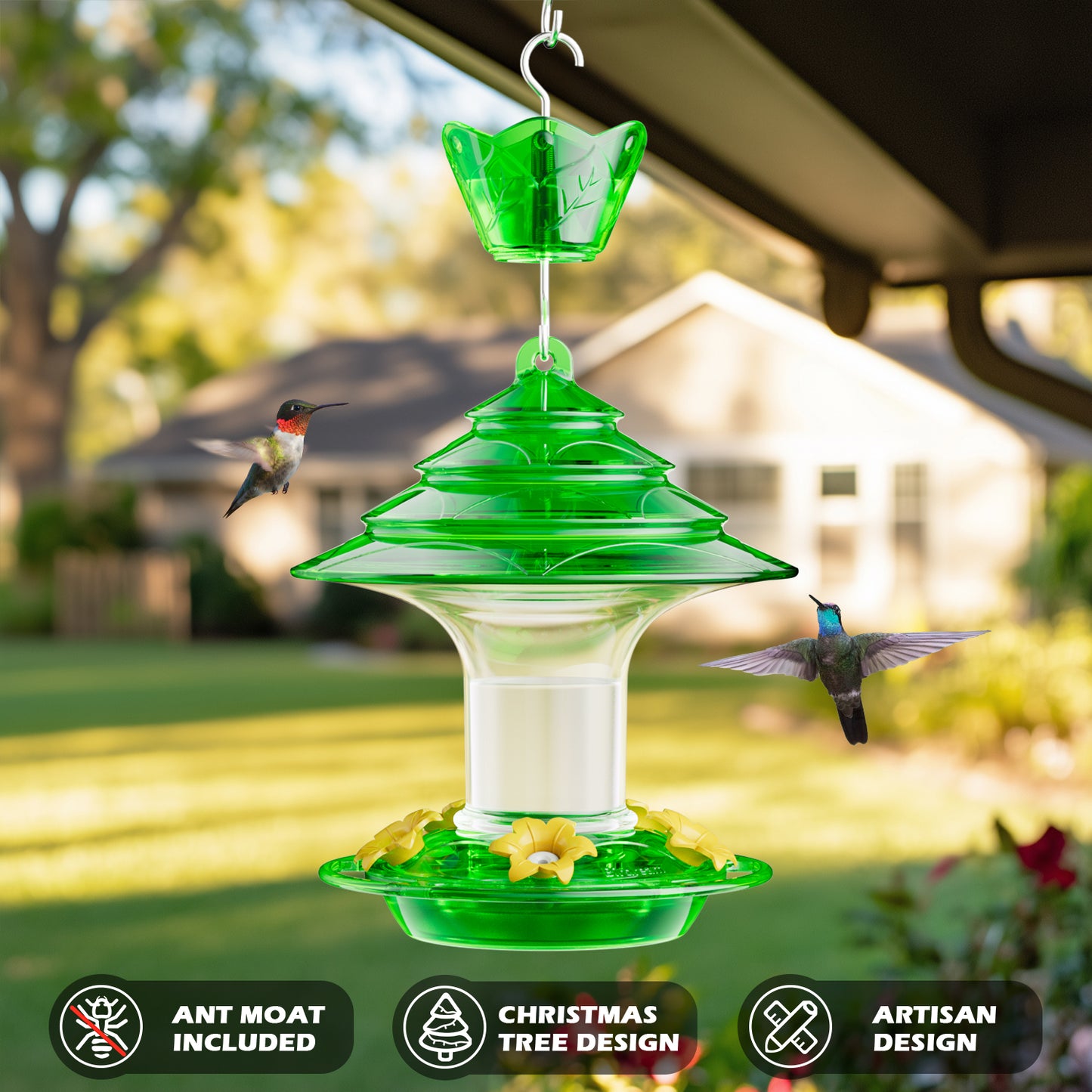 Christmas Hummingbird Feeder（Green）