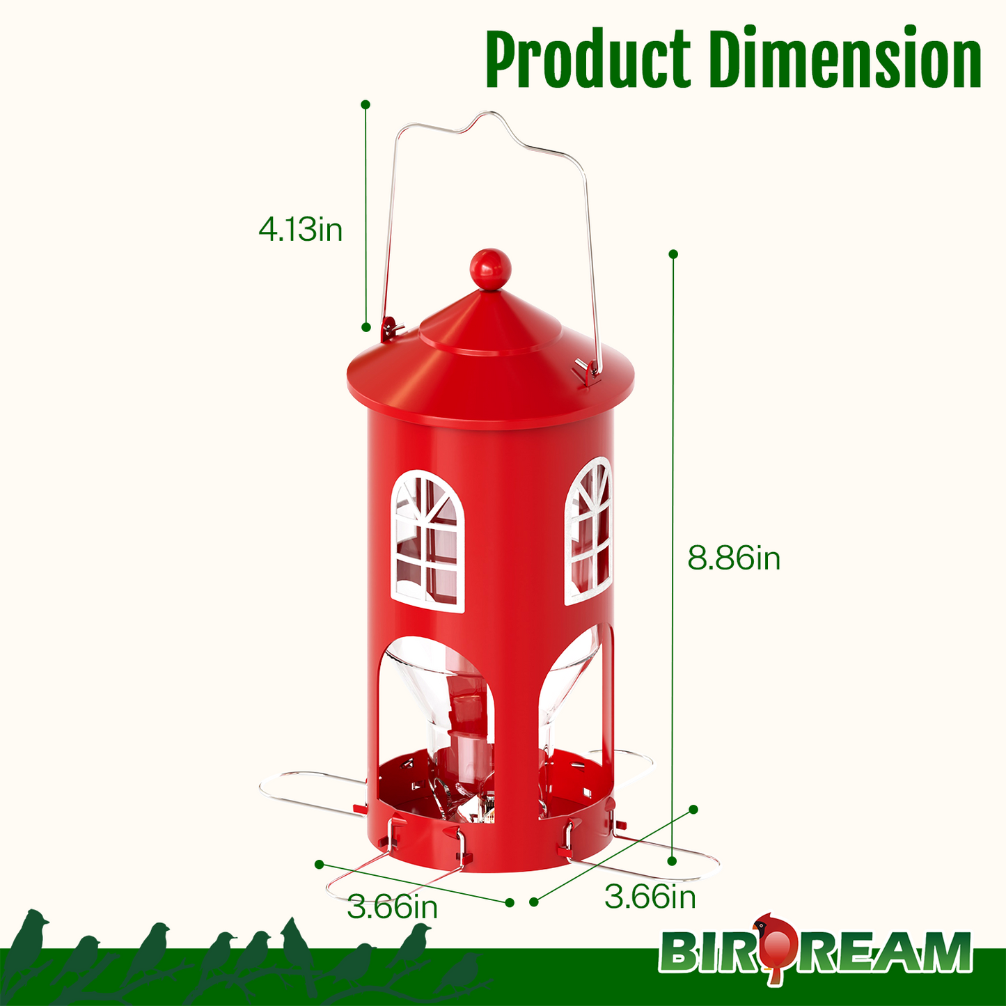 BD608 Metal Bird Feeder
