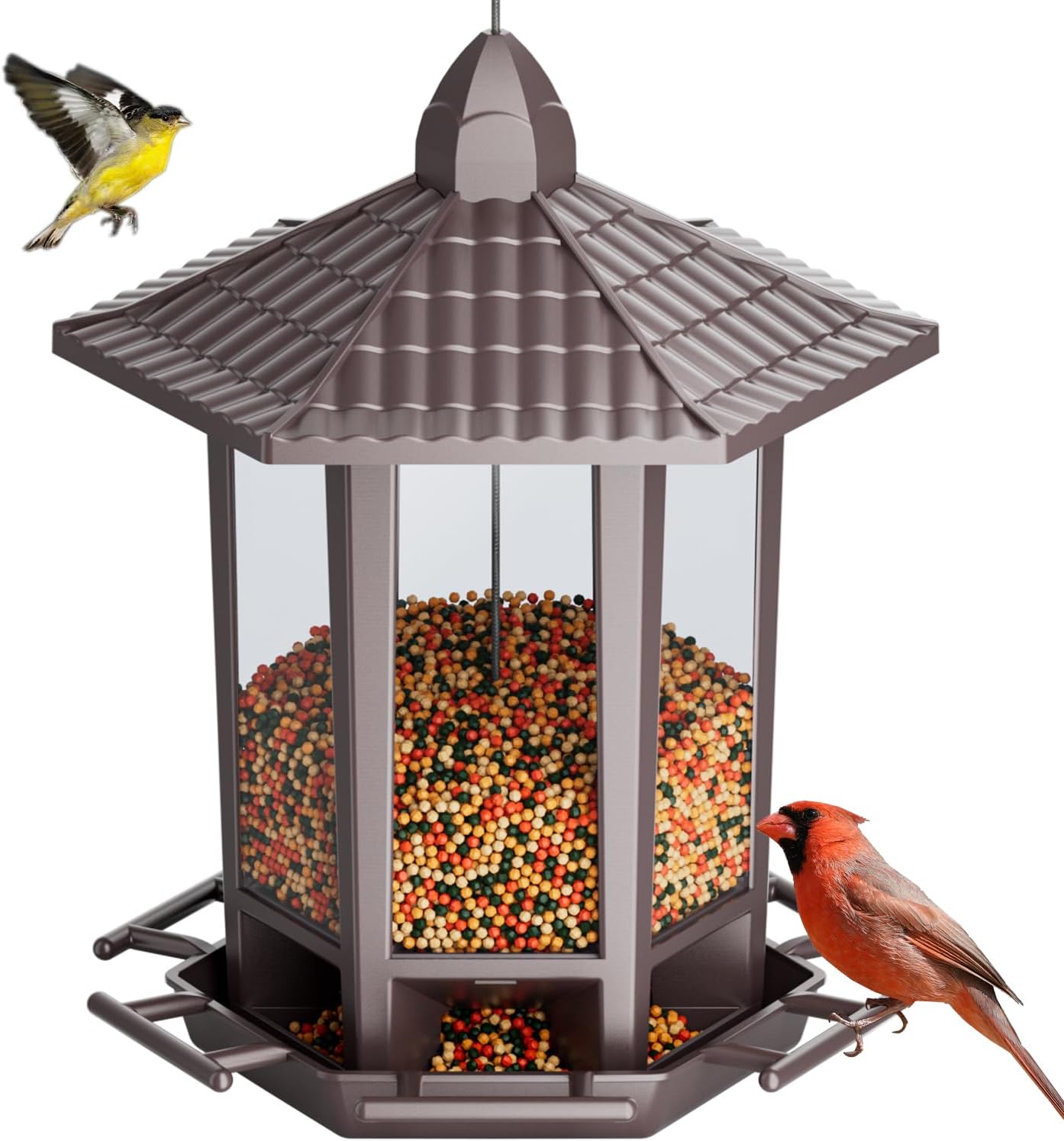 Retro Pagoda Bird Feeder