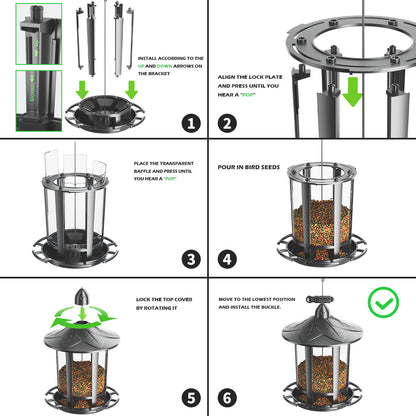 Classic Castle Bird Feeder
