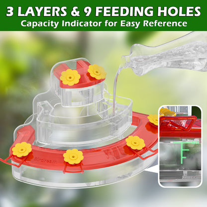 Cake Window Hummingbird Feeder