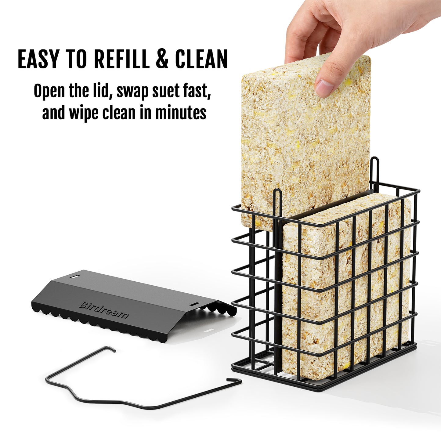BD612 Metal Suet Bird Feeder