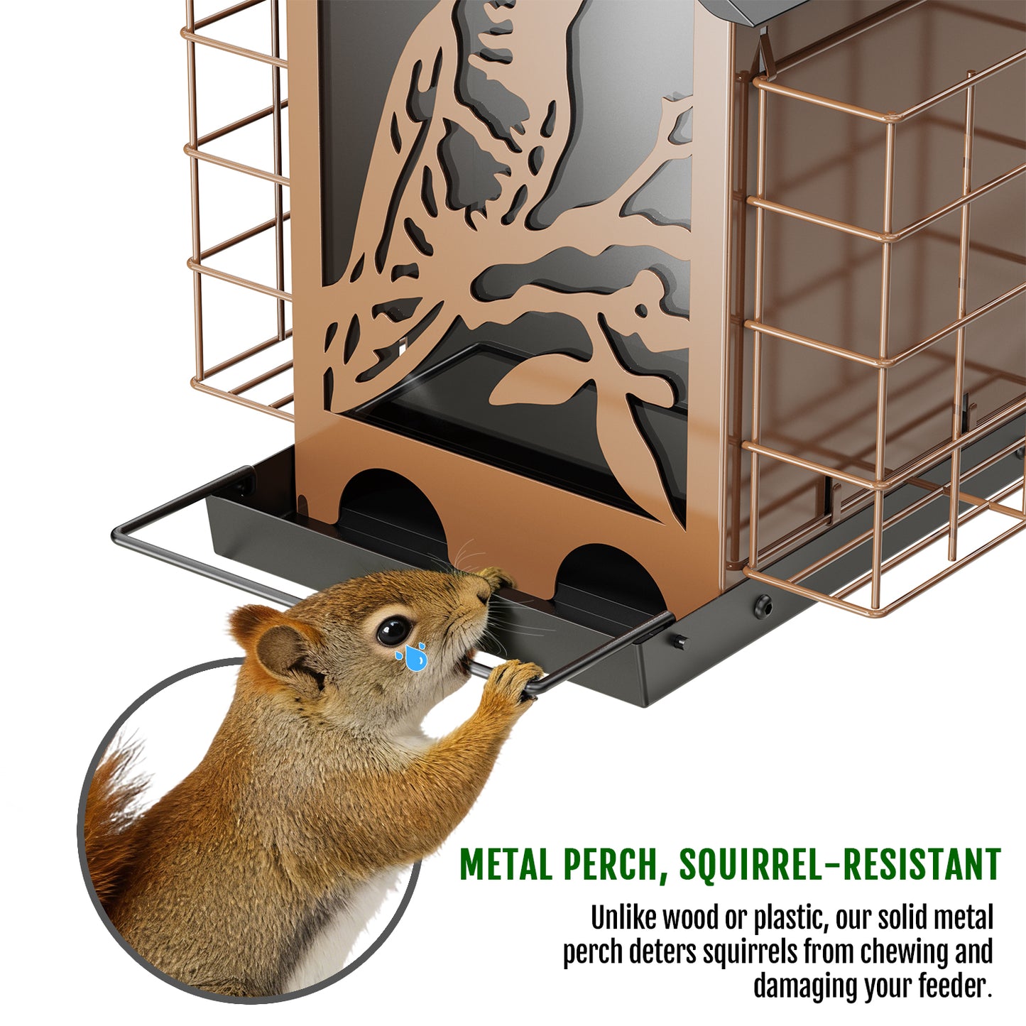 BD609 Metal Bird Feeder