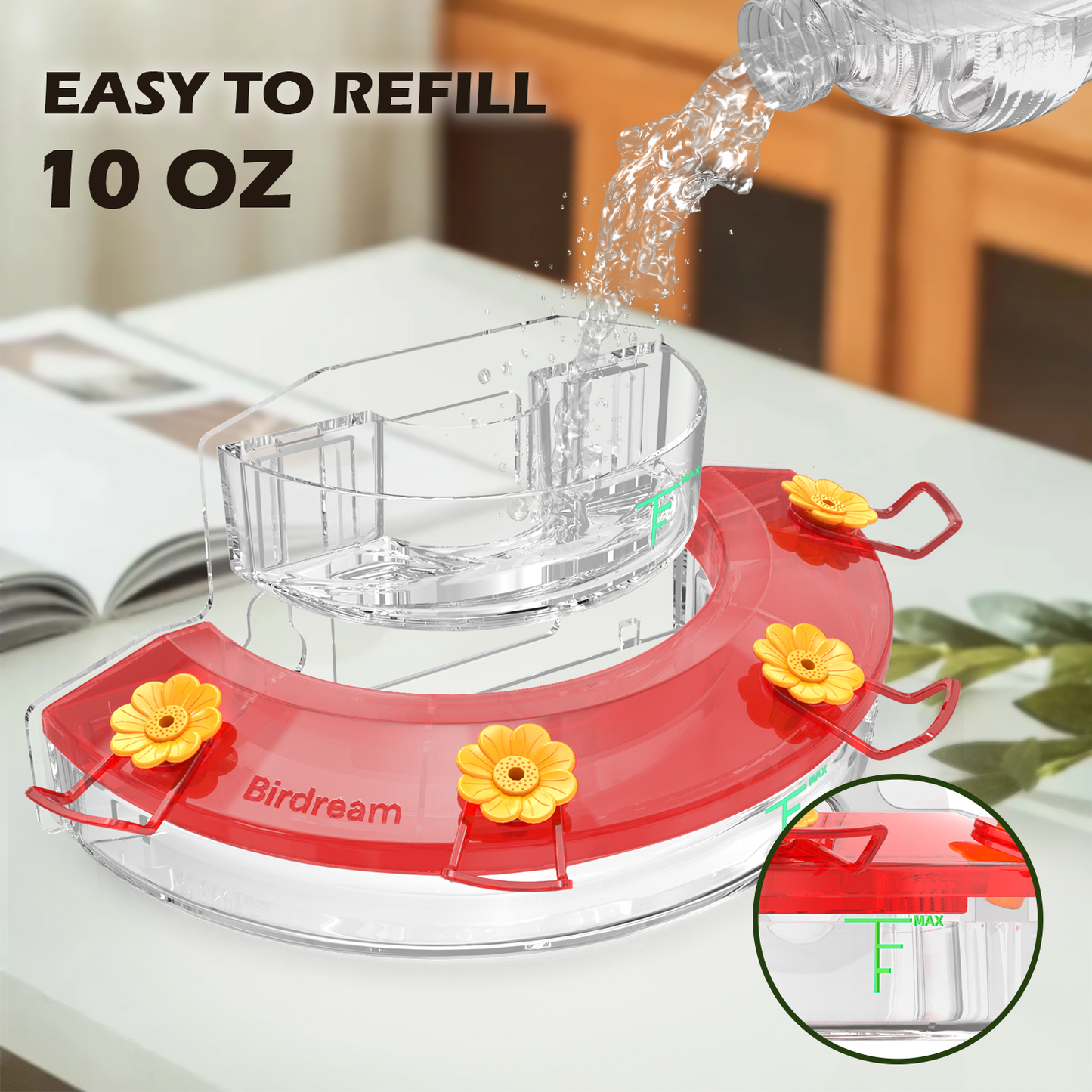 BD602 Window Hummingbird Feeder