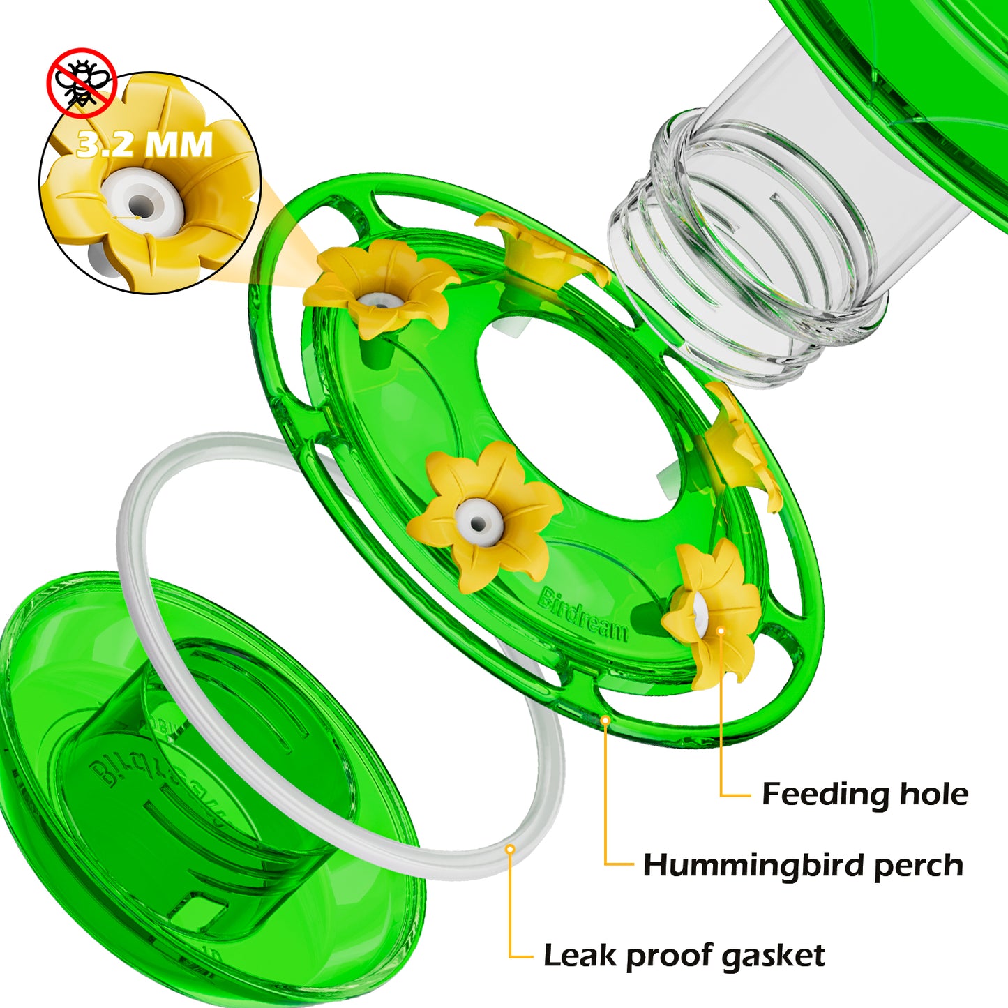 Christmas Hummingbird Feeder（Green）