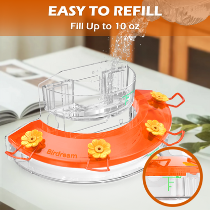 BD602 Window Hummingbird Feeder (Orange)