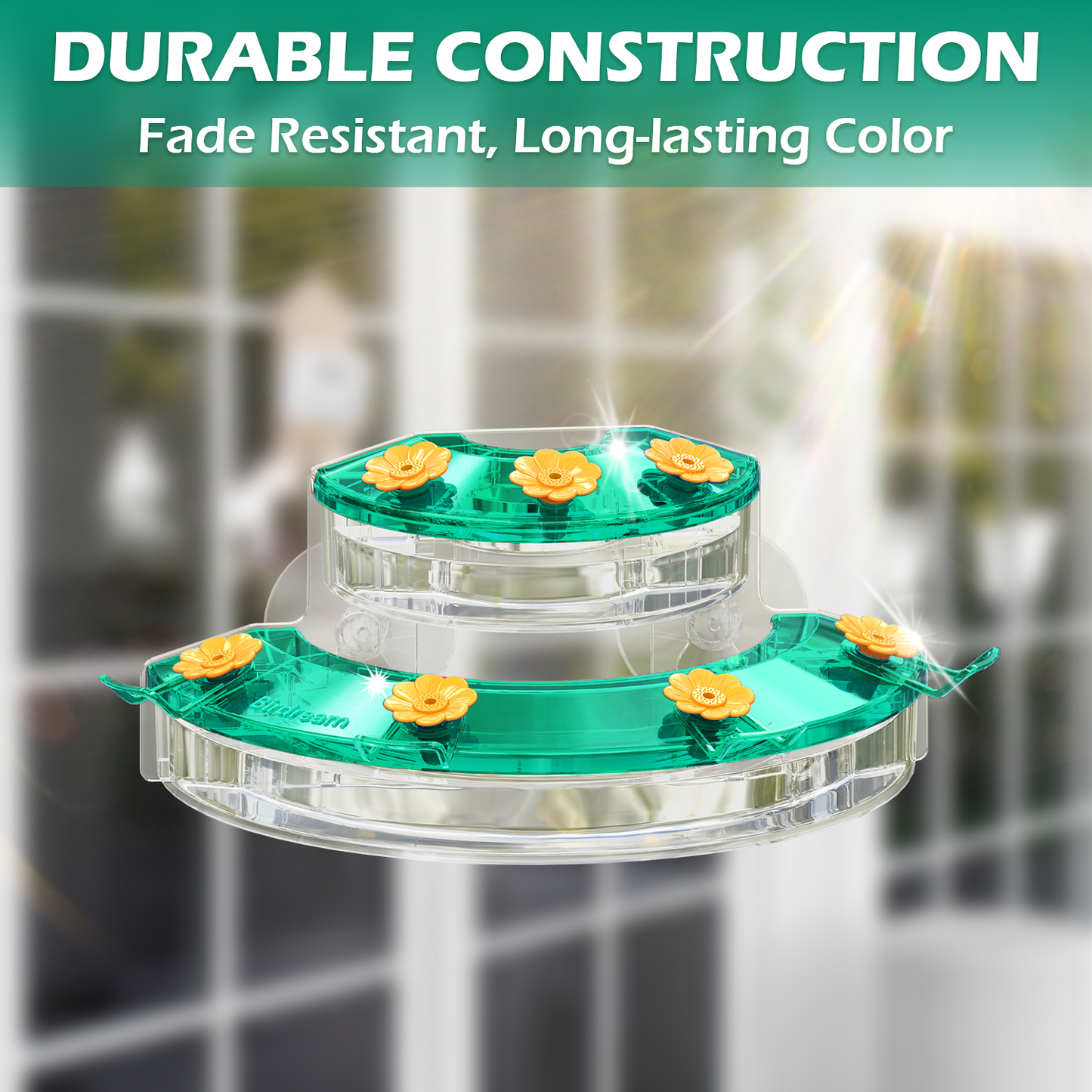 BD602 Window Hummingbird Feeder (Green)