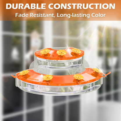 BD602 Window Hummingbird Feeder (Orange)