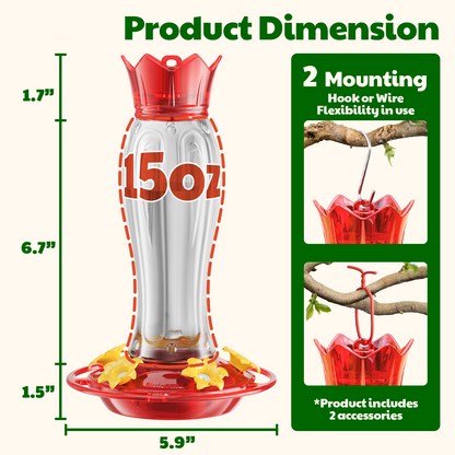 BD511 Hummingbird Feeder
