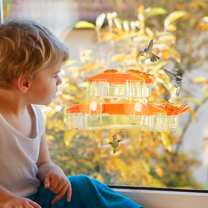 BD602 Window Hummingbird Feeder (Orange)