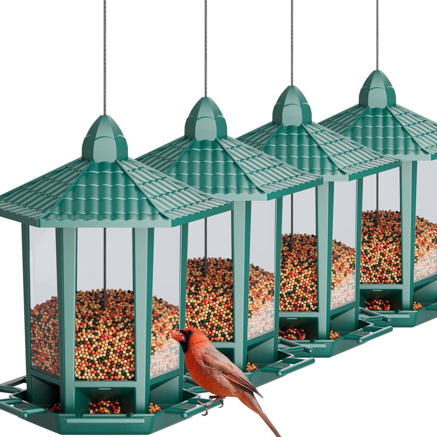 Retro Pagoda Bird Feeder