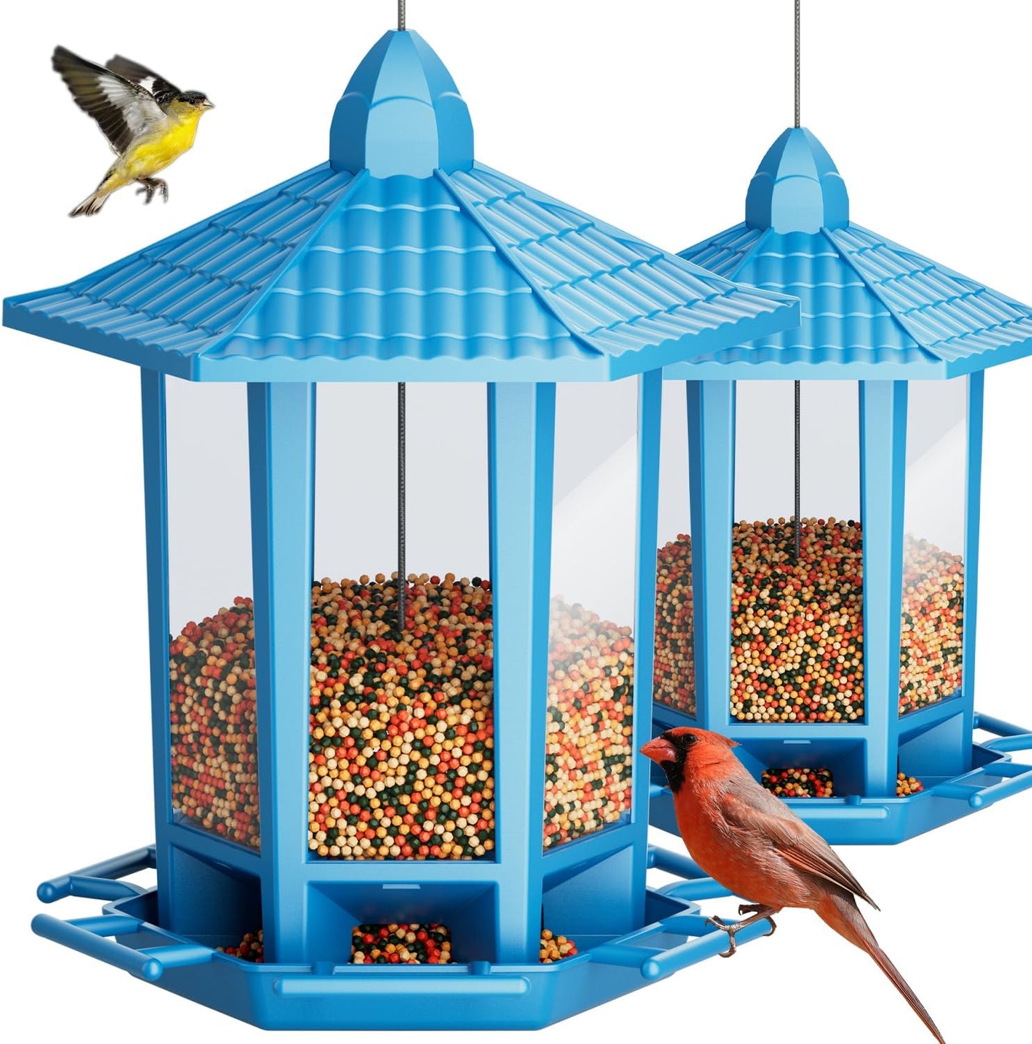 Retro Pagoda Bird Feeder