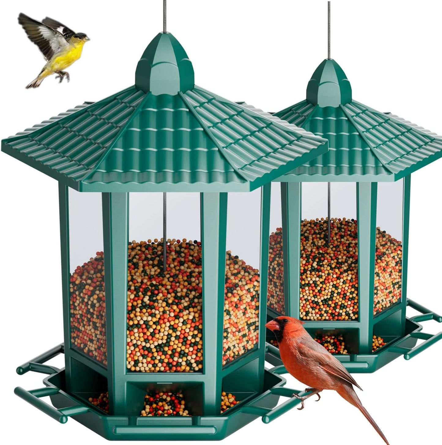 Retro Pagoda Bird Feeder