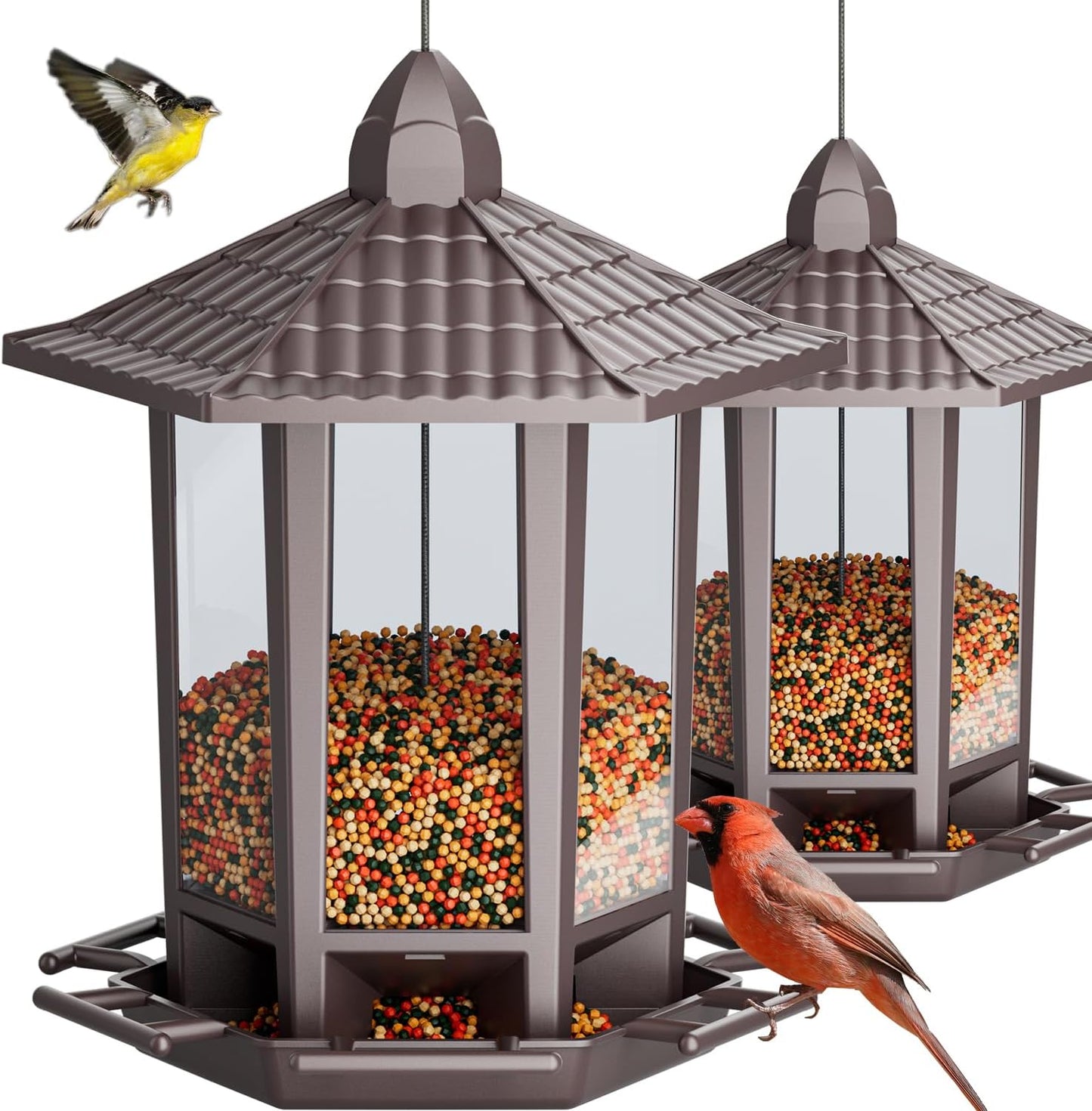 Retro Pagoda Bird Feeder