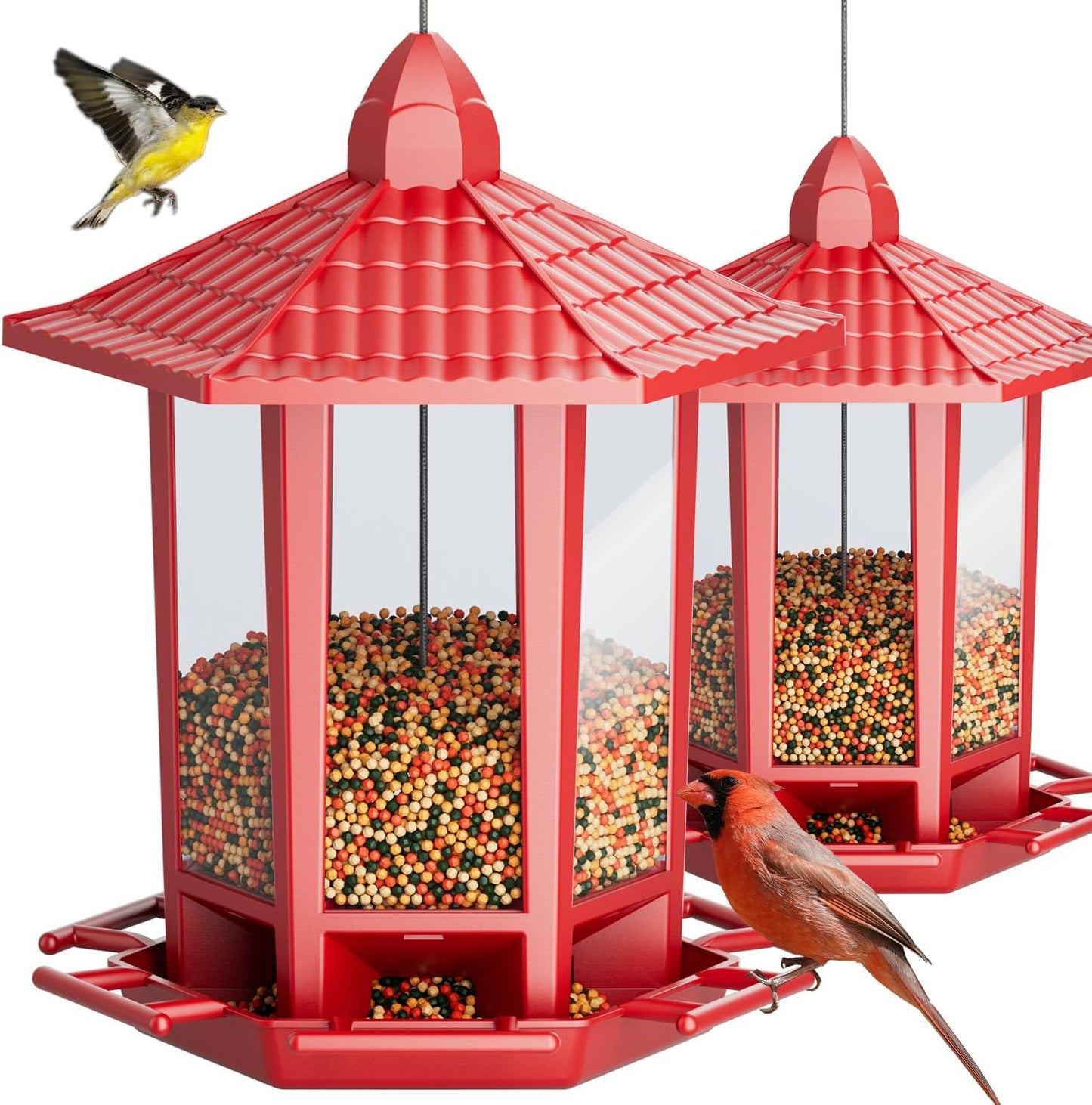 Retro Pagoda Bird Feeder