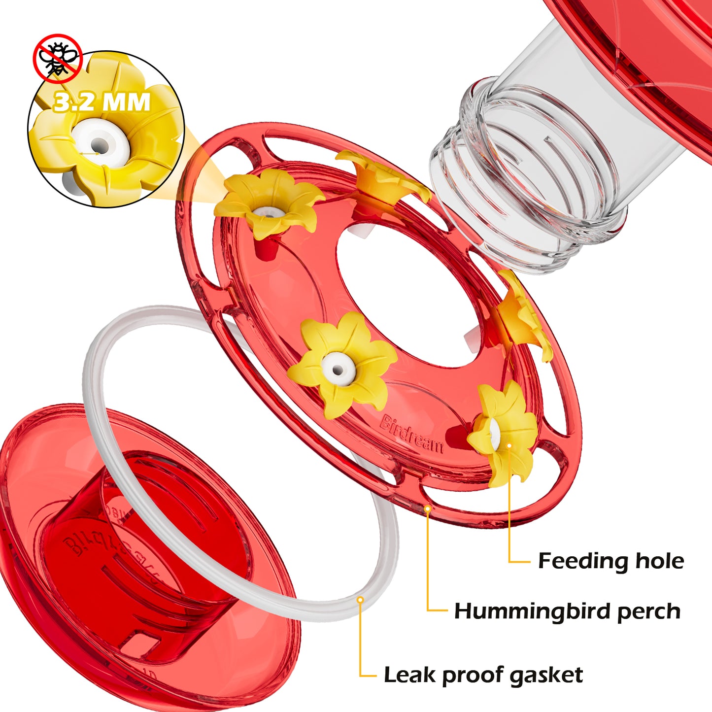 Christmas Hummingbird Feeder