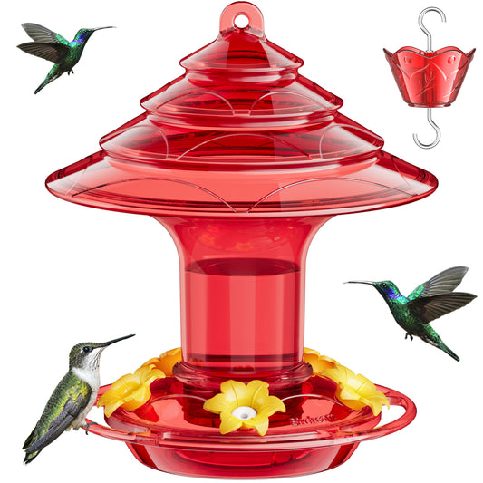 Christmas Hummingbird Feeder (Solid Red)