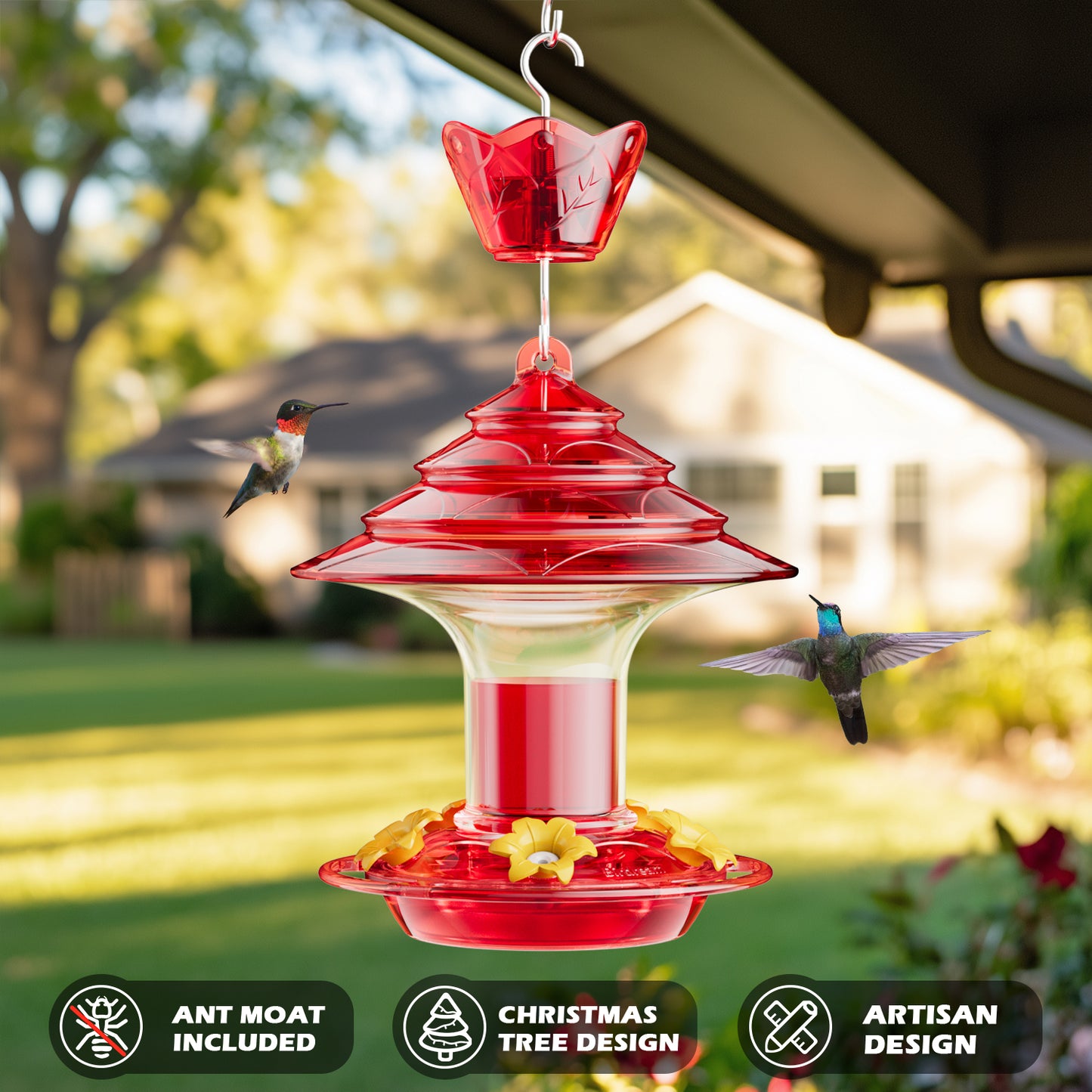 Christmas Hummingbird Feeder