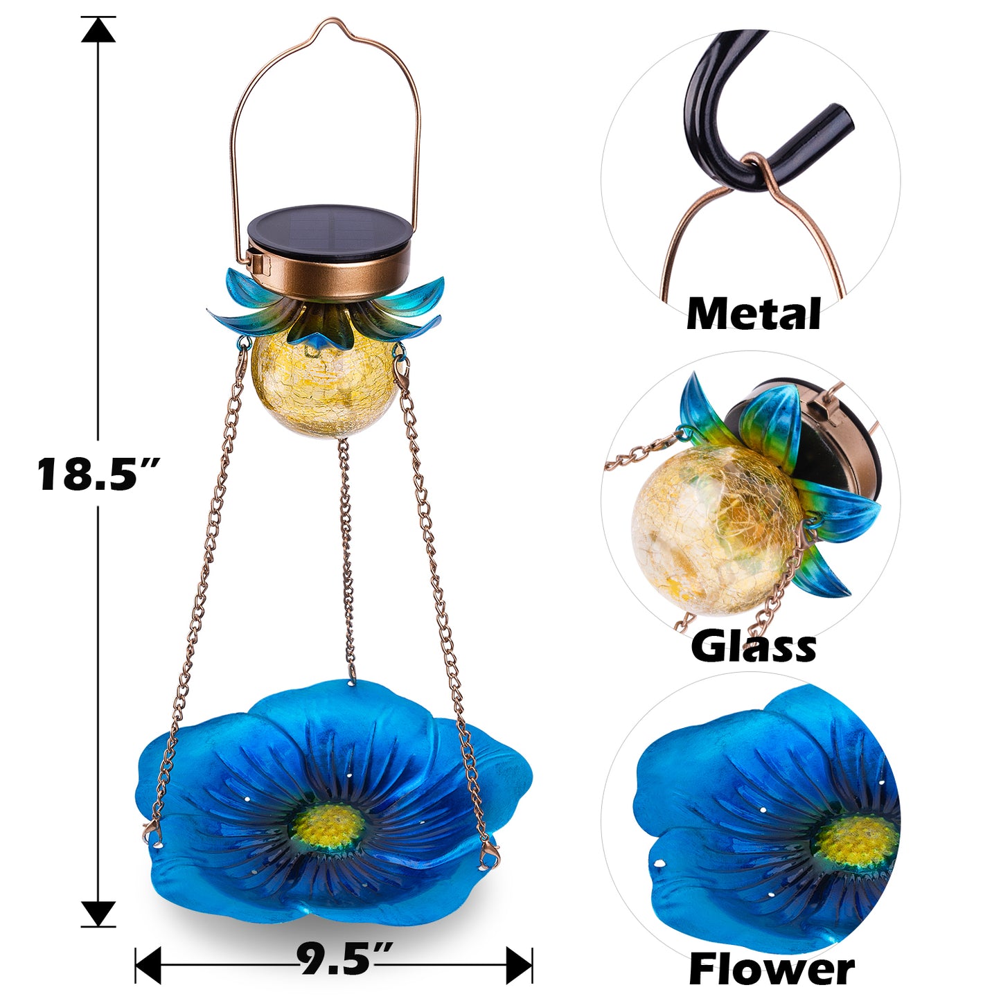 BD0089 Solar Bird Feeder