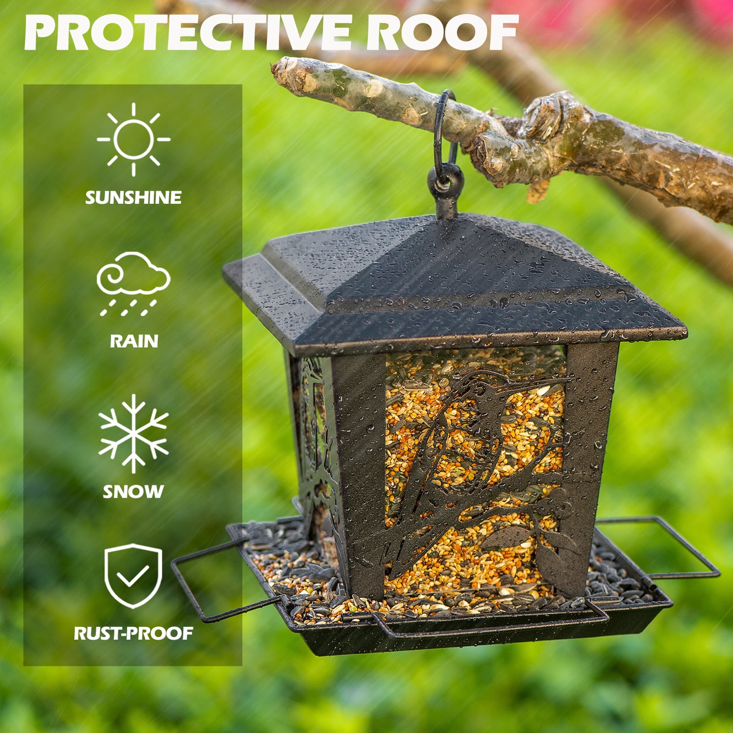 BD0162 Metal Bird Feeder